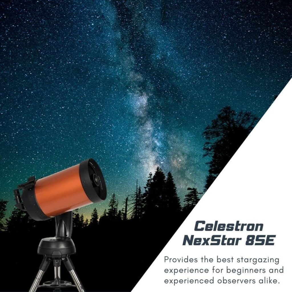 Celestron NexStar 8SE Schmidt-Cassegrain Computerized Telescope Bundle with Telescope Eyepiece/Filter Accessory Kit (2 Items)