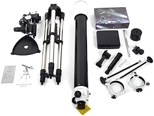 Professional Telescopes Portable Refractor Telescope Outdoor Monocular Space Astronomical Telescope Refractor with Tripod and Equatorial Mount for Observation Starry Sky Beautifully Designed